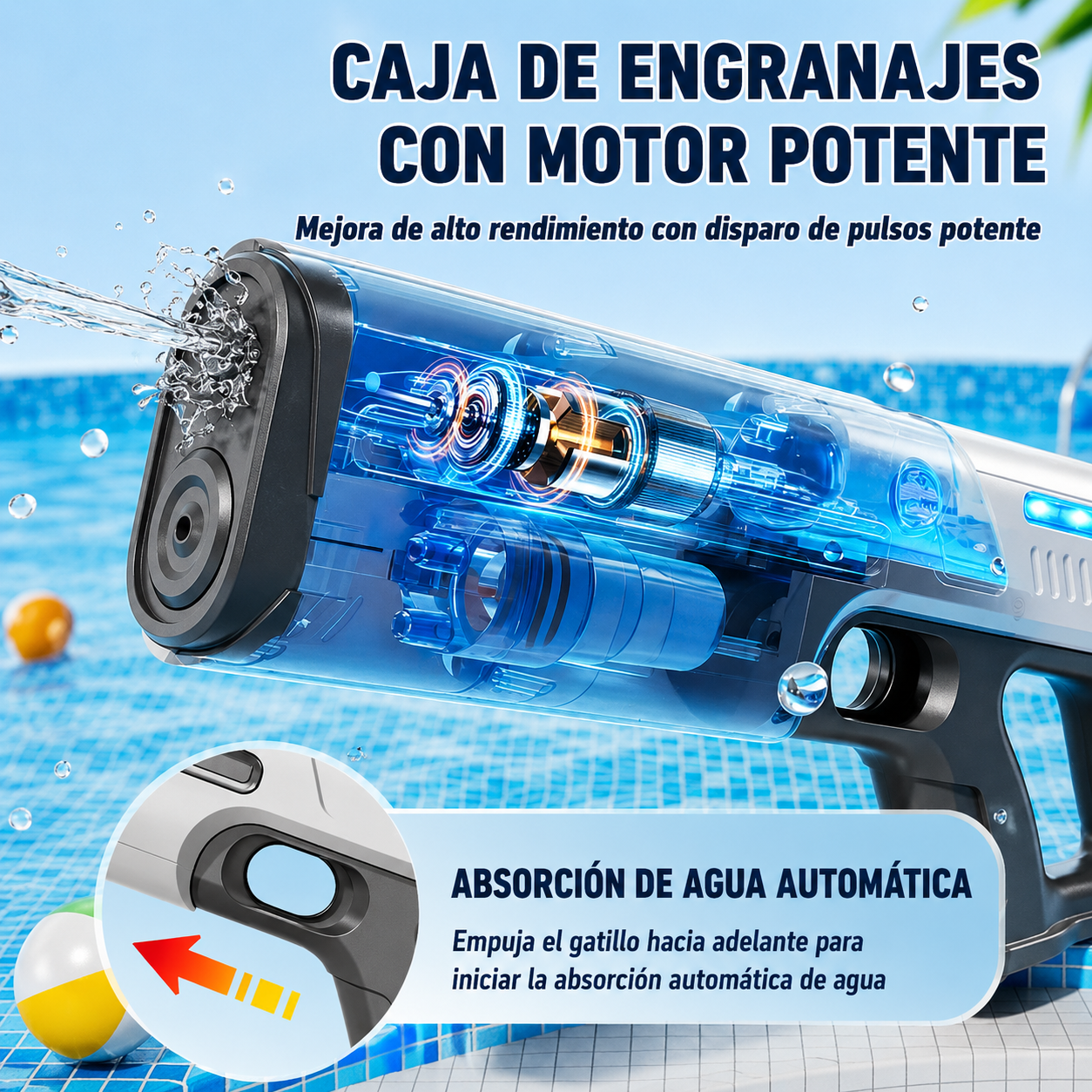 Pistola de Agua Automatica